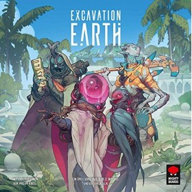 Asmodee | Mighty Boards | Excavation Earth | Jeu de Base | Jeu dexperts | Jeu de stratégie | 1 à 4 Joueurs | À partir de 12 