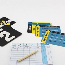 Ginger Fox Jeu de Cartes Quiz « Which One General Knowledge Trivia » pour la Famille – Comprend 1 500 Questions