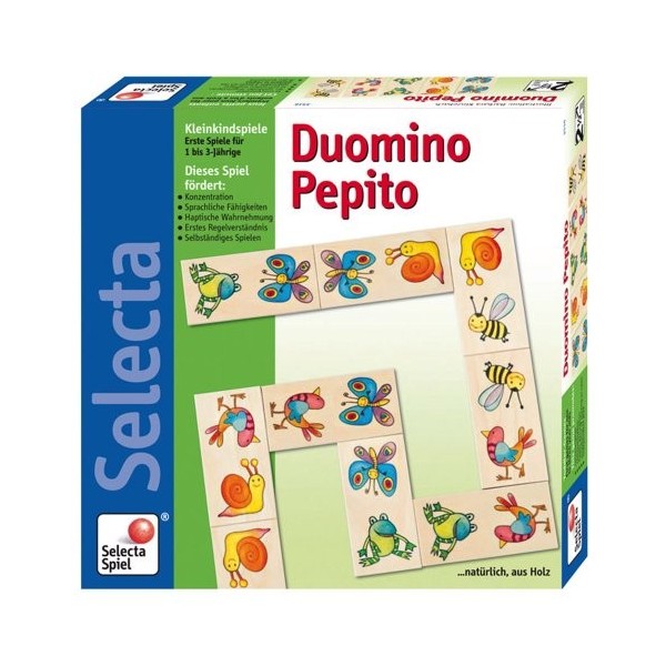 Selecta - 3516 - Jeu de Société Éducatif - Duomino Pepito