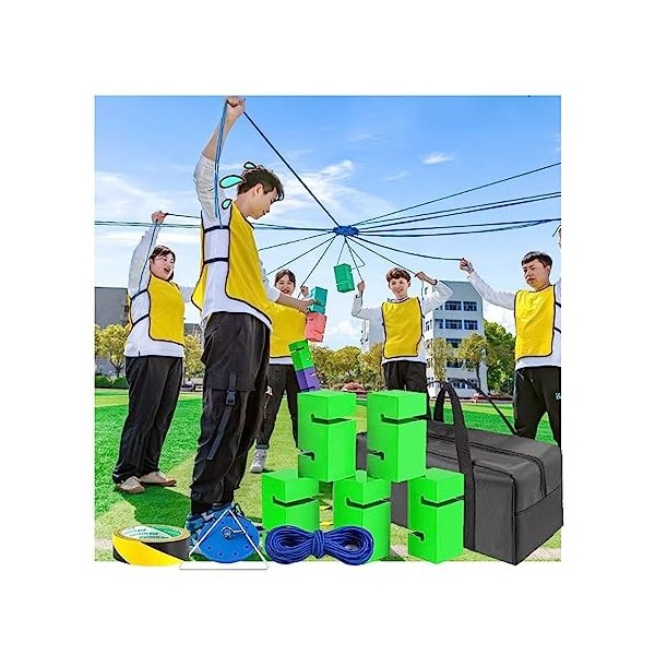 Jeux De Travail Déquipe pour Le Travail, Jeux De Jour sur Le Terrain en Plein Air, Jeux De Construction De Tour Coopératifs