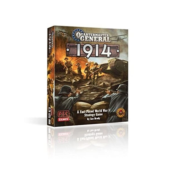 PSC Games - PSC005 - Quartermaster General 1914 - Jeu De Plateau De Stratégie De La Première Guerre Mondiale au Ryhme Effréné