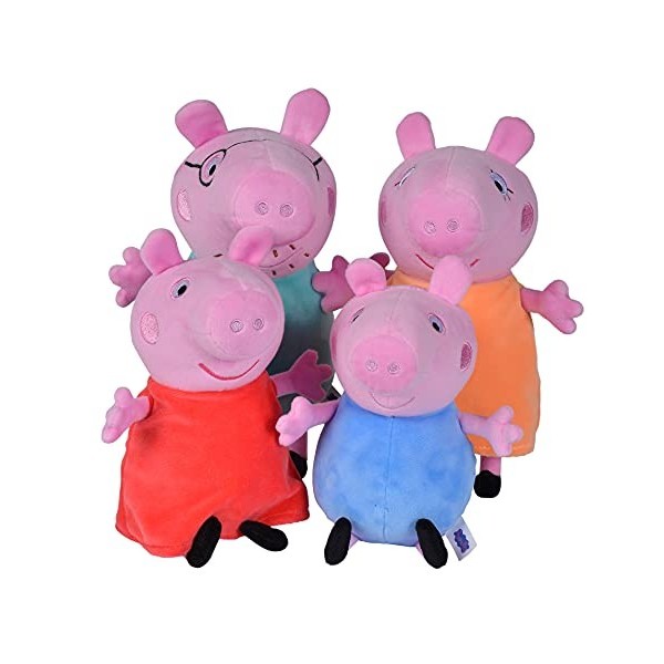 Simba tlg. Familienset im Auto Peppa Pig 4 pièces. Kit familial dans la voiture, 109261006