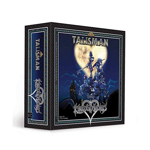 USAopoly, Talisman: Disney Kingdom Hearts, Board Game, Ages 14+, 2-6 Players, 90 Minutes Playing Time, Black