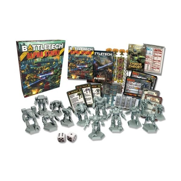 Catalyst Game Labs - BattleTech Alpha Strike Box Set - Jeu de Figurines - Jeu de Combat - 12 Ans et Plus - 1 à 2 Joueurs - An