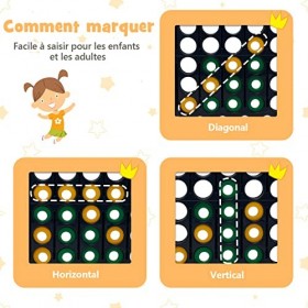 DREAMADE Puissance 4 Géant pour Enfants sur Pied 84 x 33 x 79 CM avec 42 Anneaux, Levier de Réinitialisation du Jeu, Jeu de S