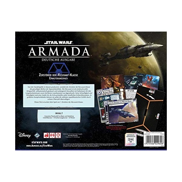 Asmodee Star Wars : Armada - Destructeur de Classe de récupération - Extension - Tablette - Allemand