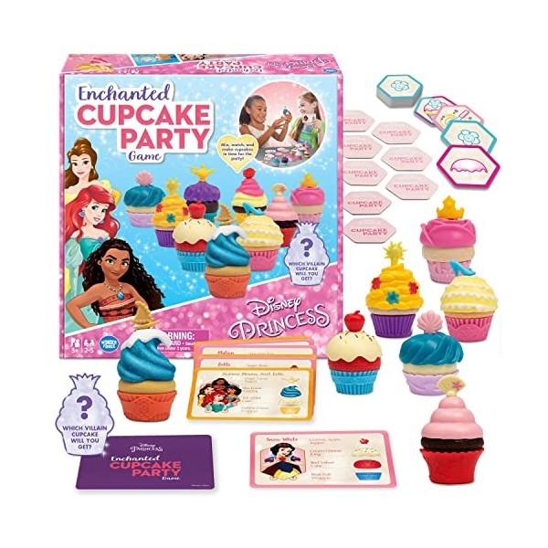 Disney Princess Enchanted Cupcake Jeu de société Emballage Assorti 