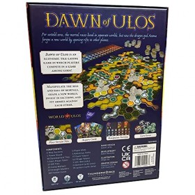 Dawn of Ulos - Jeu de placement de tuiles stratégie économique, Roll Player Tale, Thunderworks, âges 14+, 1-5 joueurs, 60-90 