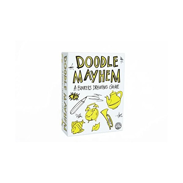 Doodle Mayhem : un jeu de dessin hilarant et frénétiquement rapide – Jeu de fête – Jeux de famille pour adultes, adolescents,