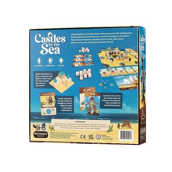 Castles by The Sea by Brotherwise Games, jeu de société de stratégie