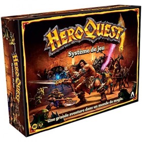 Avalon Hill, Système de Jeu HeroQuest, Jeu daventures fantastiques Style Donjon, A partir de 14 Ans, 2 à 5 Joueurs