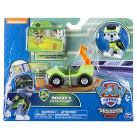 Paw Patrol 6037964&nbsp;Mini véhicule de Mission avec Figurine de Rocky de Pat’Patrouille