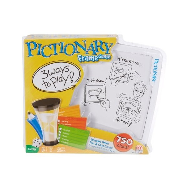 Mattel – Pictionary Frame Game – Pictionary Folie Version Anglaise