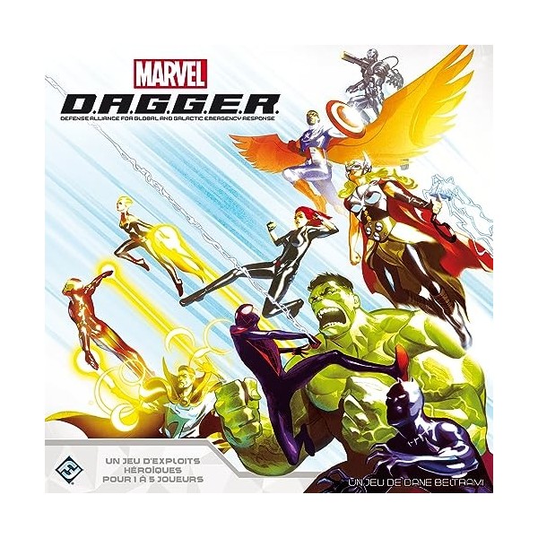 Asmodee Fantasy Flight Games FFG Marvel D.A.G.G.E.R - Jeux de société - Jeux de Plateaux - Jeu coopératif à partir de 14 An