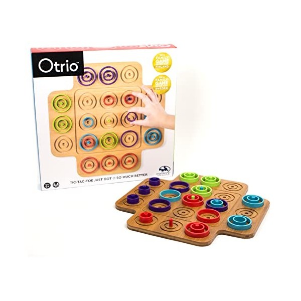 Marbles 6045064 Games-6045064-Otrio Jeu de Taktic, matériel de Haute qualité, rà¨gles de Jeu Simples - Version Allemande