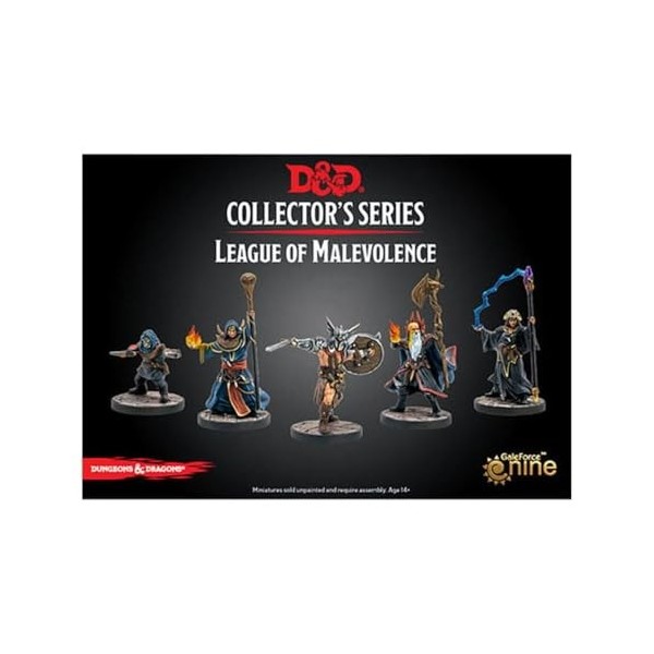 Gale Force Nine GF971134 Dungeons & Dragons: The Wild Beyond The Witchlight - League of Malevolence 5 pièces 