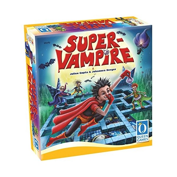 Queen Games 30051 – Super Vampire International: EN/FR 