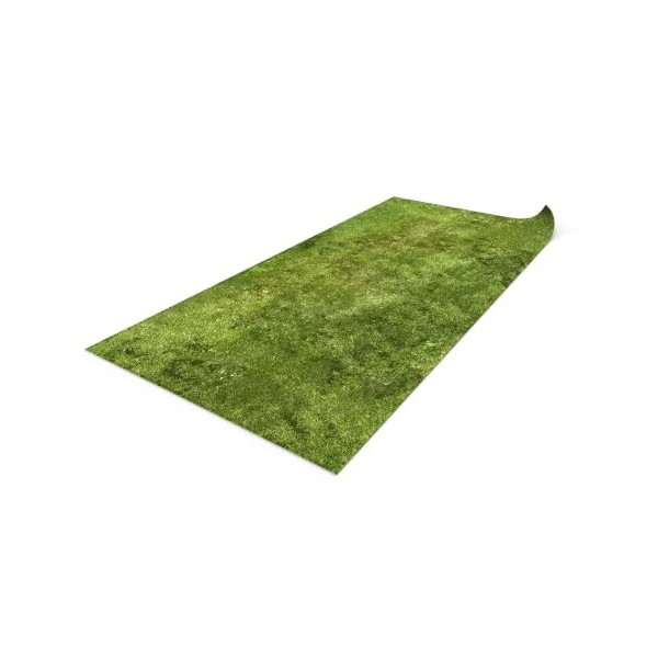 PLAYMATS- Runewars Bataille, Jeu, Tapis en Caoutchouc, D002-R-runewars, Herbe héroïque, 72" x 36" / 183 cm x 91,5 cm