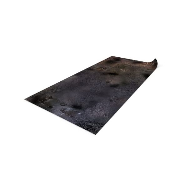 PLAYMATS- Star Wars Legion Bataille, Jeu, Tapis en Caoutchouc, D010-R-legion, Ruined City, 72" x 36" / 183 cm x 91,5 cm