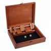 WE Games Shut The Box Game in Wooden Box with a Lid - 12 Numbers
