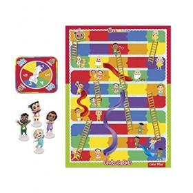 Hasbro Gaming Chutes and Ladders: CoComelon Edition Board Game for Kids Ages 3 and Up, Preschool Game for 2-4 Players