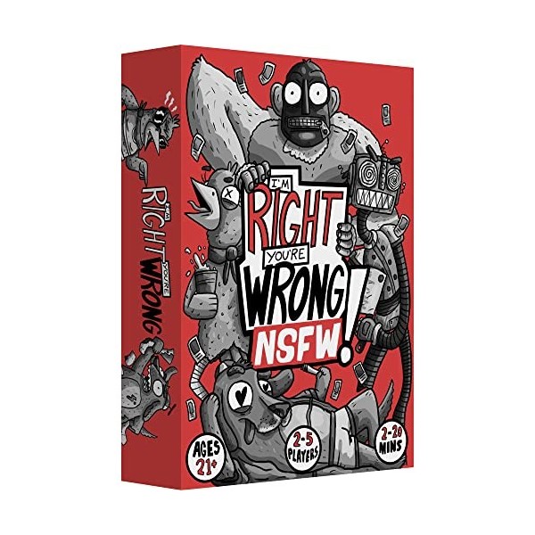 Im Right Youre Wrong Jeu De Cartes Stratégie Nsfw à Partir De 1