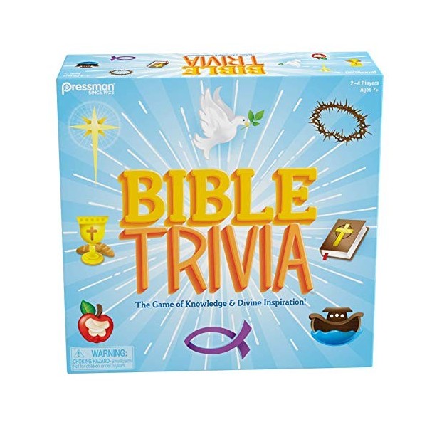 Pressman Bible Trivia The Game of Knowledge & Divine Inspiration, Multicolore