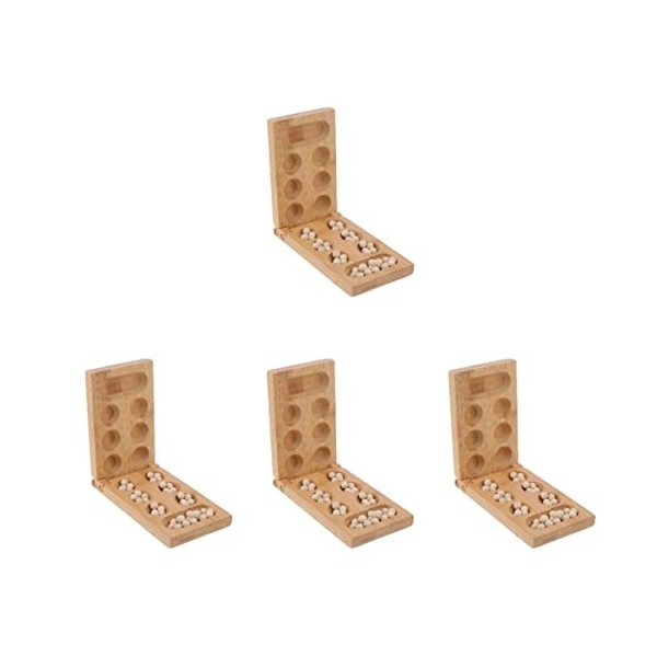 ibasenice Jouets De Puzzle 5 Pcs Stratégie Partie Logique Afrique Formation Penser Âges Adulte Joueur Quotidien Plateau Pliab