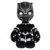 Marvel Peluche Black Panther Cœur de Wakanda 28 cm avec lumières et sons, à collectionner, Jouet Enfant, Dès 3 ans, HJM24