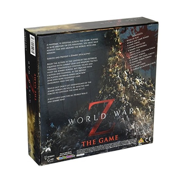 World War Z Jeu de société - Version Anglaise