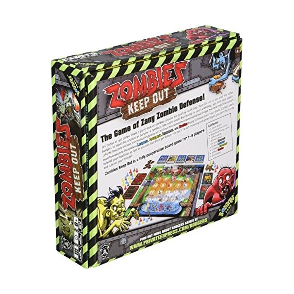 Zombies Keep Out Board Game