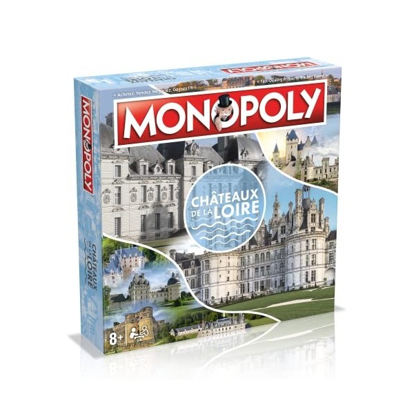 WINNING MOVES - MONOPOLY - CHÂTEAU DE LA LOIRE - Jeu de société - Version française