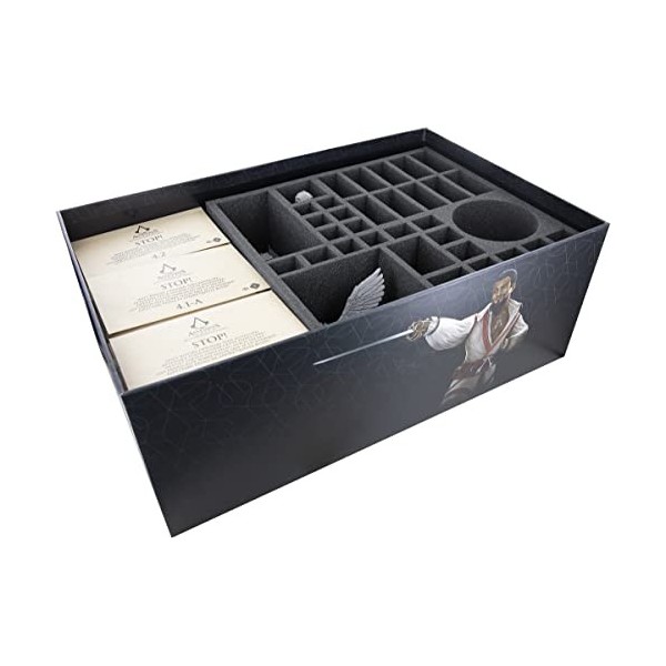 Feldherr Jeu de Mousse Organizer Compatible avec Assassins Creed : Brotherhood of Venice - boîte de Jeu de Base