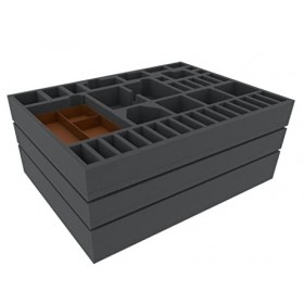 Feldherr Jeu de Mousse Organizer Compatible avec HeroQuest 2021 : Jeu de Base + 3 Extensions - boîte de Jeu de Base