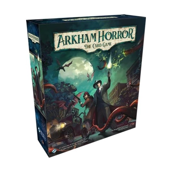 Horreur à Arkham : le Jeu de Cartes - Asmodee - Jeu de société - Jeu de cartes évolutif - Jeu coopératif