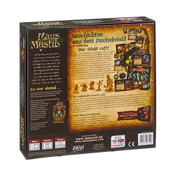 Asmodee- Mice and Mystics: Downwood Tales Jeu de rôles, PHGD0008, Multicolore