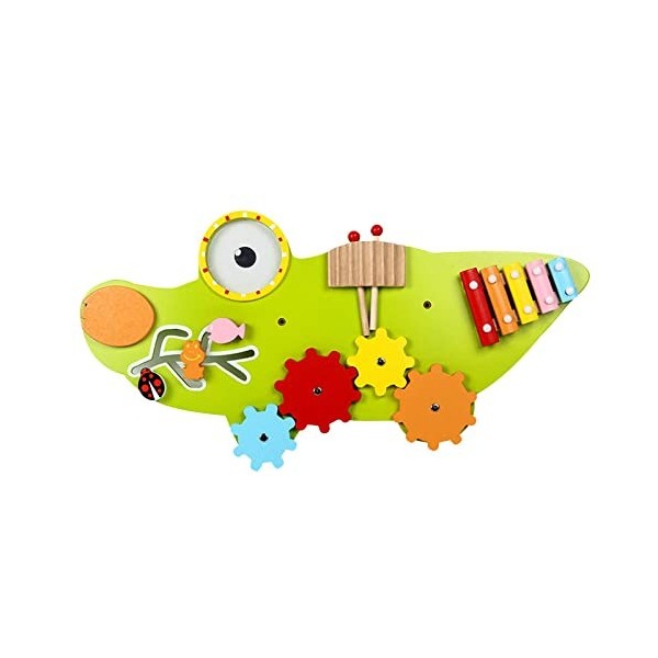 Generico Plateau de Jeu Bois, Interaction Parent-Enfant Multicolore Apprentissage Compétence Jouet Puzzle Jouet Aides pédagog