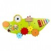 Generico Plateau de Jeu Bois, Interaction Parent-Enfant Multicolore Apprentissage Compétence Jouet Puzzle Jouet Aides pédagog