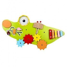 Generico Plateau de Jeu Bois, Interaction Parent-Enfant Multicolore Apprentissage Compétence Jouet Puzzle Jouet Aides pédagog