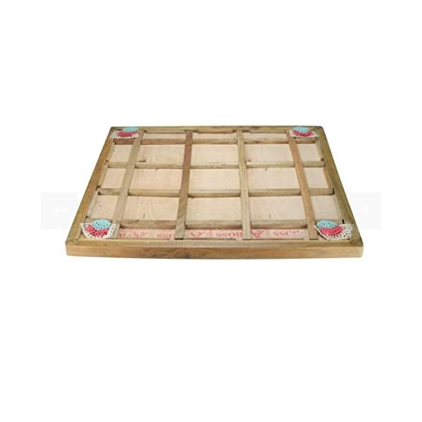 Kalindri Sports Planche de carrome pleine taille couleur naturelle pour jeu dété familial taille complète, cadre de 3,8 cm 