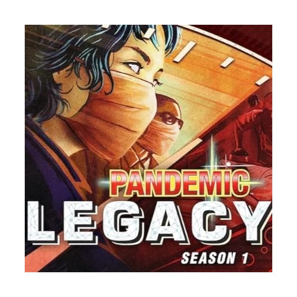 Asmodee Italia 8386 Pandemic Legacy – Jeu de société - Édition Italienne, Rouge français Non Garanti 