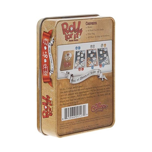 Calliope Games - 330271 - Roll for It - Deluxe