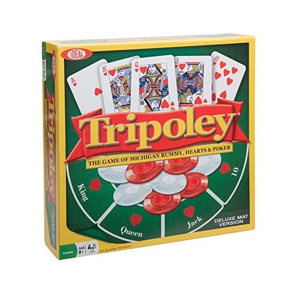 IDEAL Tripoley Tapis Deluxe Edition Jeu de Cartes