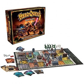 Hasbro Gaming Avalon Hill HeroQuest Game System, Fantasy Miniature Dungeon Crawler Tabletop Adventure Game, Ages 14 and Up 2-