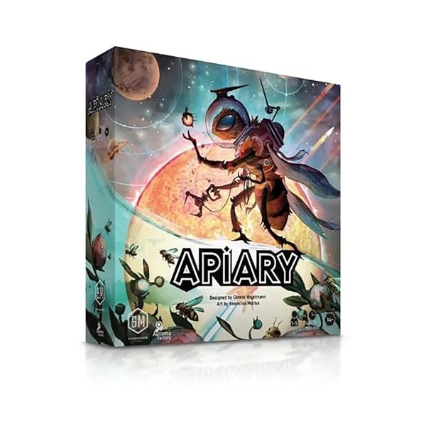 Stonemaier Games: Apiary – Jeu de base, jeu de stratégie de société, jeu de construction de ruche, abeilles hyper intelligent