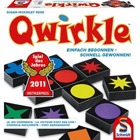Schmidt Spiele 49311 Qwirkle, jeu de lannée 2011, jeu familial, article FFP