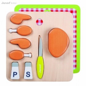 Janod - 06528 - Jeu Dimitation - Plateau Chunky Poulet