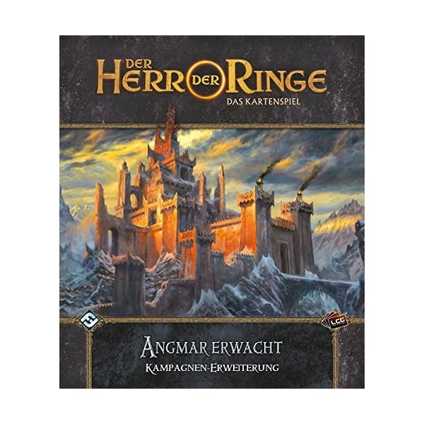 Asmodee FFGD2841 - Der Herr der Ringe: Angmar erwacht, Kartenspiel DE Kampagnen-Erweiterung 