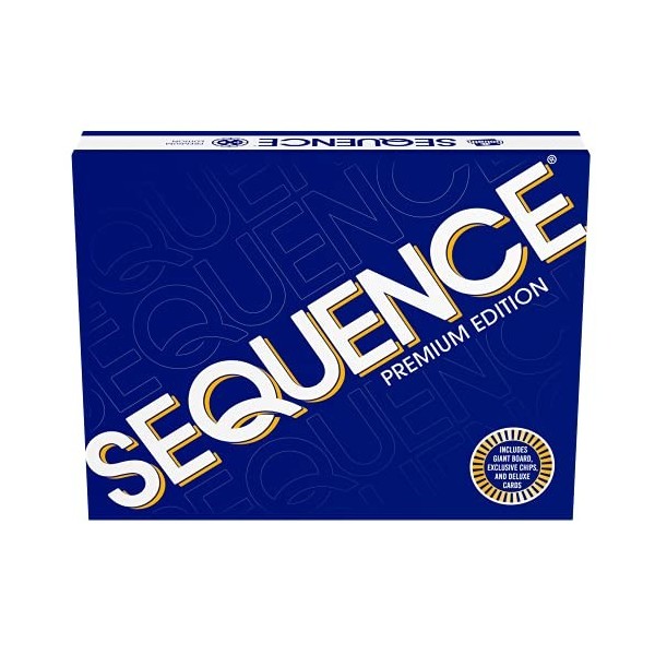 Sequence Premium Edition – Superbe ensemble avec planche géante 51,4 x 66,7 cm , jetons exclusifs et cartes de luxe par Goli