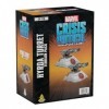 Marvel Crisis Protocol Hydra Turret Terrain Pack,Jeu de combat miniatures,Jeu de stratégie pour adultes,À partir de 14 ans,2 